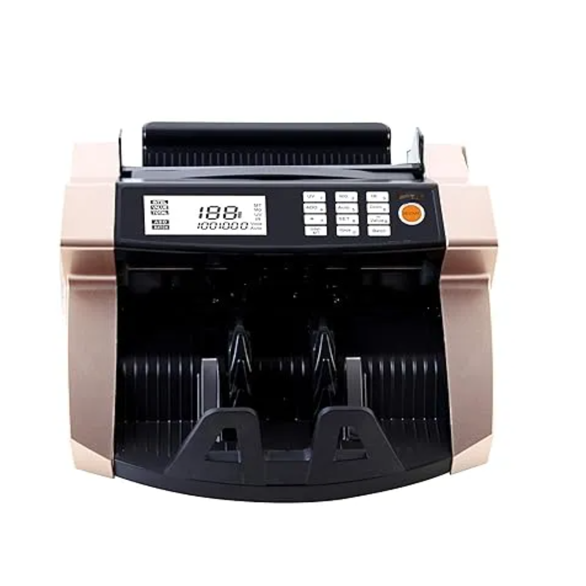 High-Speed Note Counter Machine with Counterfeit Detection | Large Capacity Currency Counter for Banks, Offices & Retail Shops